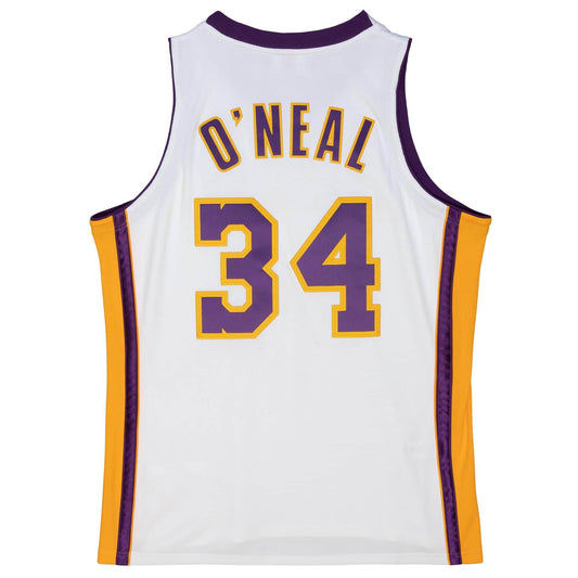 LA Lakers Shaquille O'Neal 2003/04 White Jersey By Mitchell & Ness