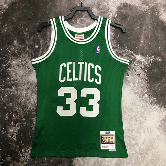 Boston Celtics Larry Bird 1985/86 Green Jersey By Mitchell & Ness