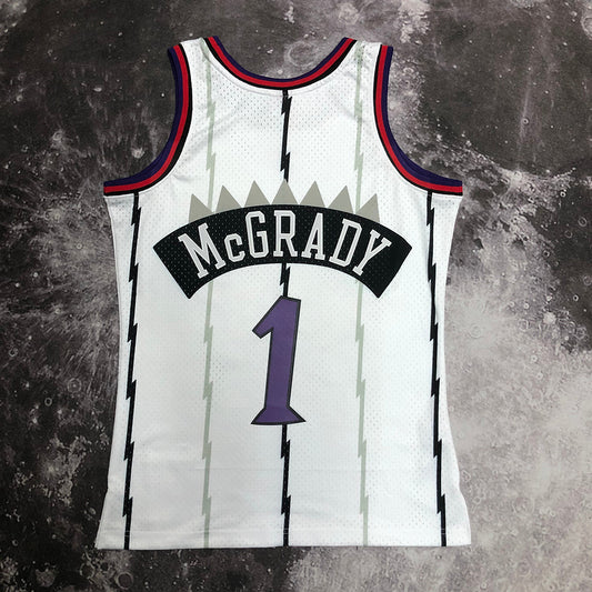 Toronto Raptors Tracy Mcgrady 1998/99 White Jersey By Mitchell & Ness