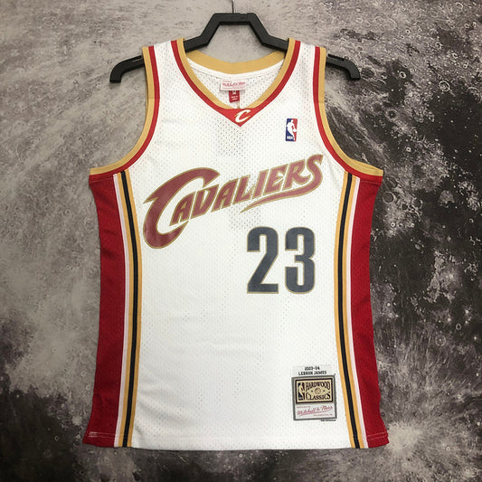 Cleveland Cavaliers Lebron James 2003/04 White Jersey By Mitchell & Ness