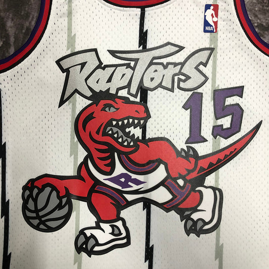 Toronto Raptors Vince Carter 1998/99 White Jersey By Mitchell & Ness