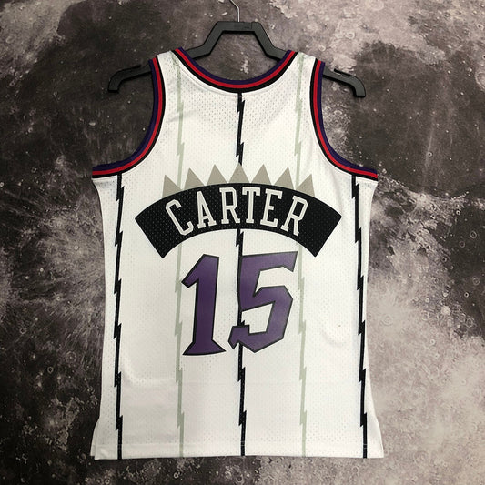 Toronto Raptors Vince Carter 1998/99 White Jersey By Mitchell & Ness