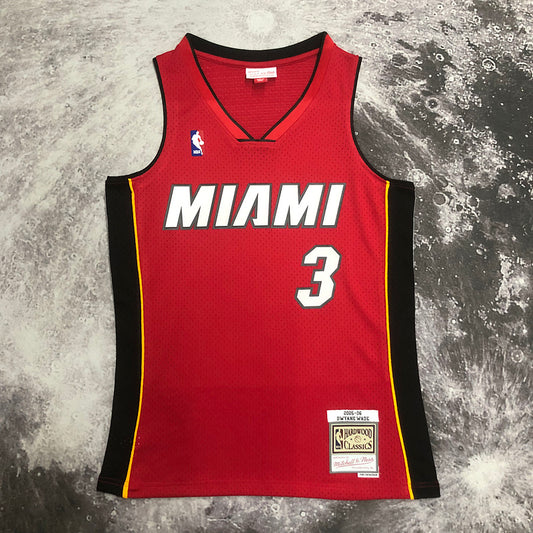 Miami Heat Dwayne Wade 2005/06 Red Jersey By Mitchell & Ness