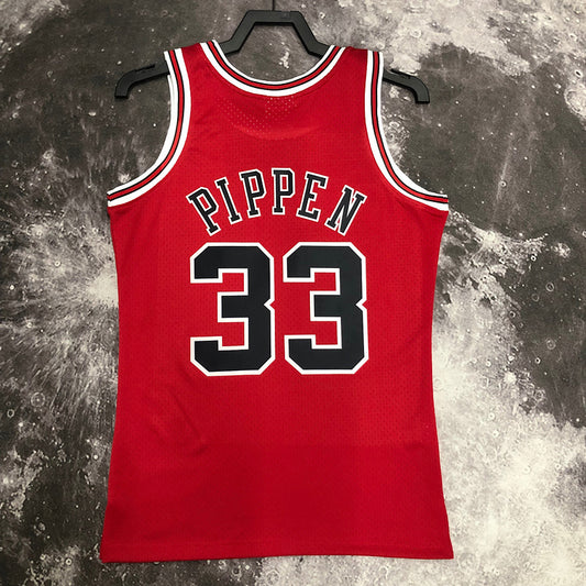 Chicago Bulls Scottie Pippen 1997/98 Red Jersey By Mitchell & Ness
