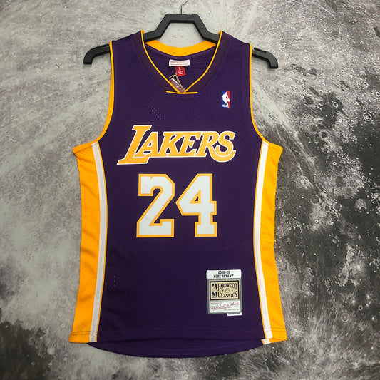 LA Lakers Kobe Bryant 2008/09 Purple Jersey By Mitchell & Ness