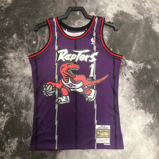 Toronto Raptors Tracy Mcgrady 1998/99 Purple Jersey By Mitchell & Ness