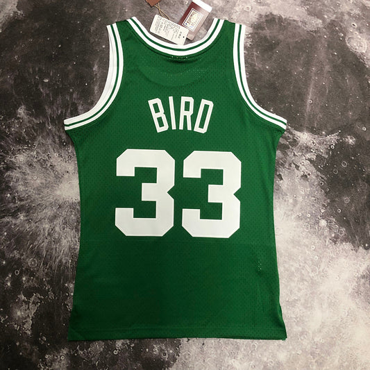 Boston Celtics Larry Bird 1985/86 Green Jersey By Mitchell & Ness