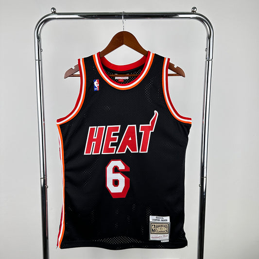 Miami Heat Lebron James 2013/14 Black Jersey By Mitchell & Ness